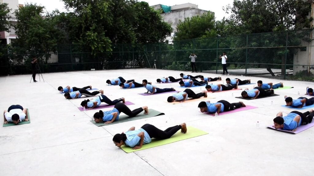 Fastest Group Record of 108 Surya Namaskar