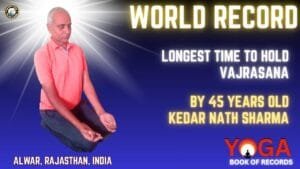 Longest Time To Hold Vajarasana