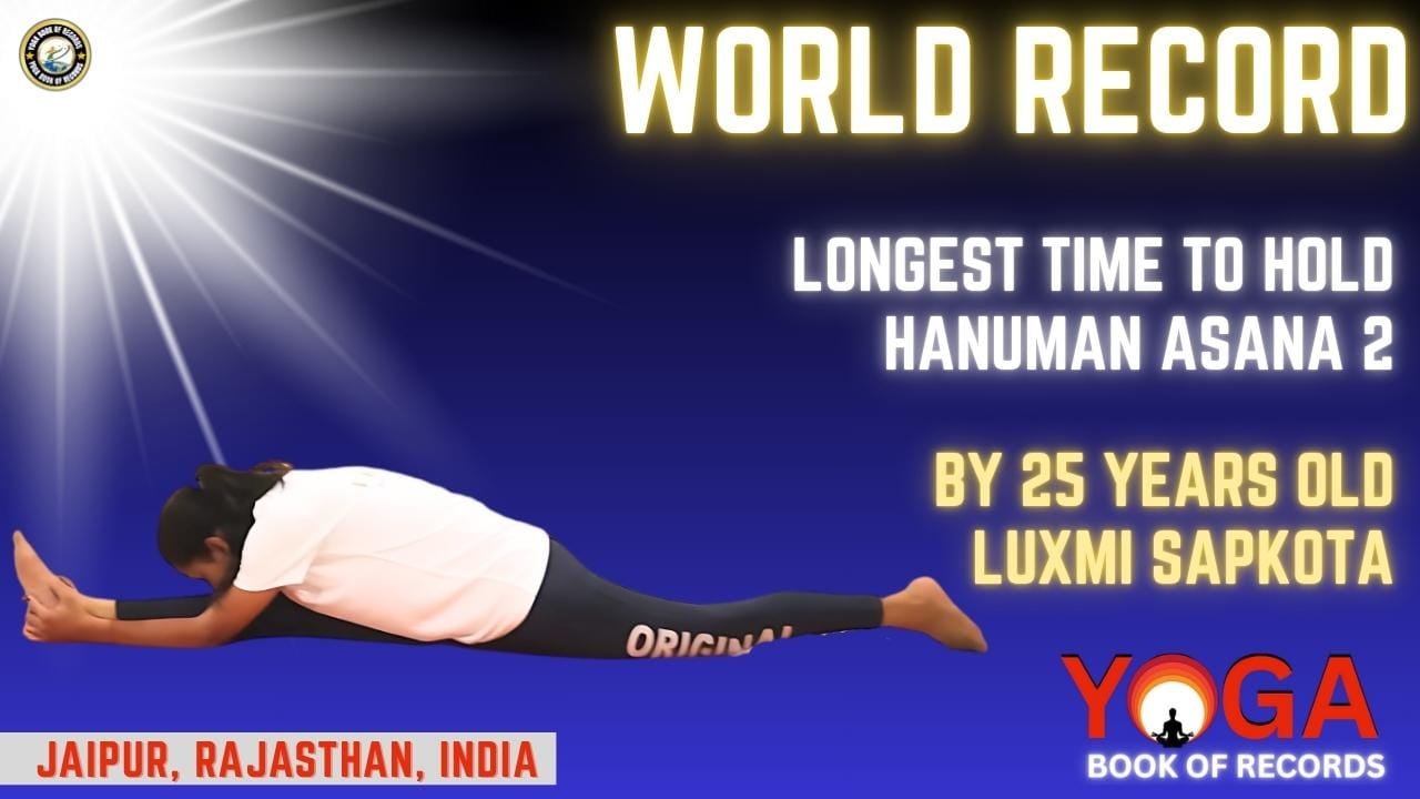 Longest Time To Hold Hanuman Asana