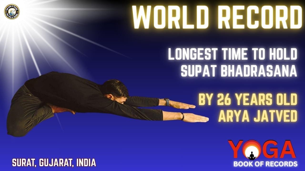 Longest Time To Hold Supta Bhadrasana