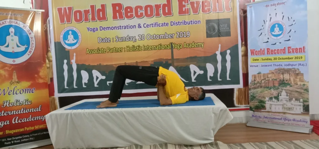 Longest Time To Hold Setu Bandhasana