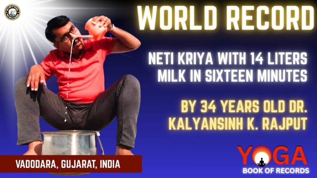 Unique Performance of Dudha Neti Kriya