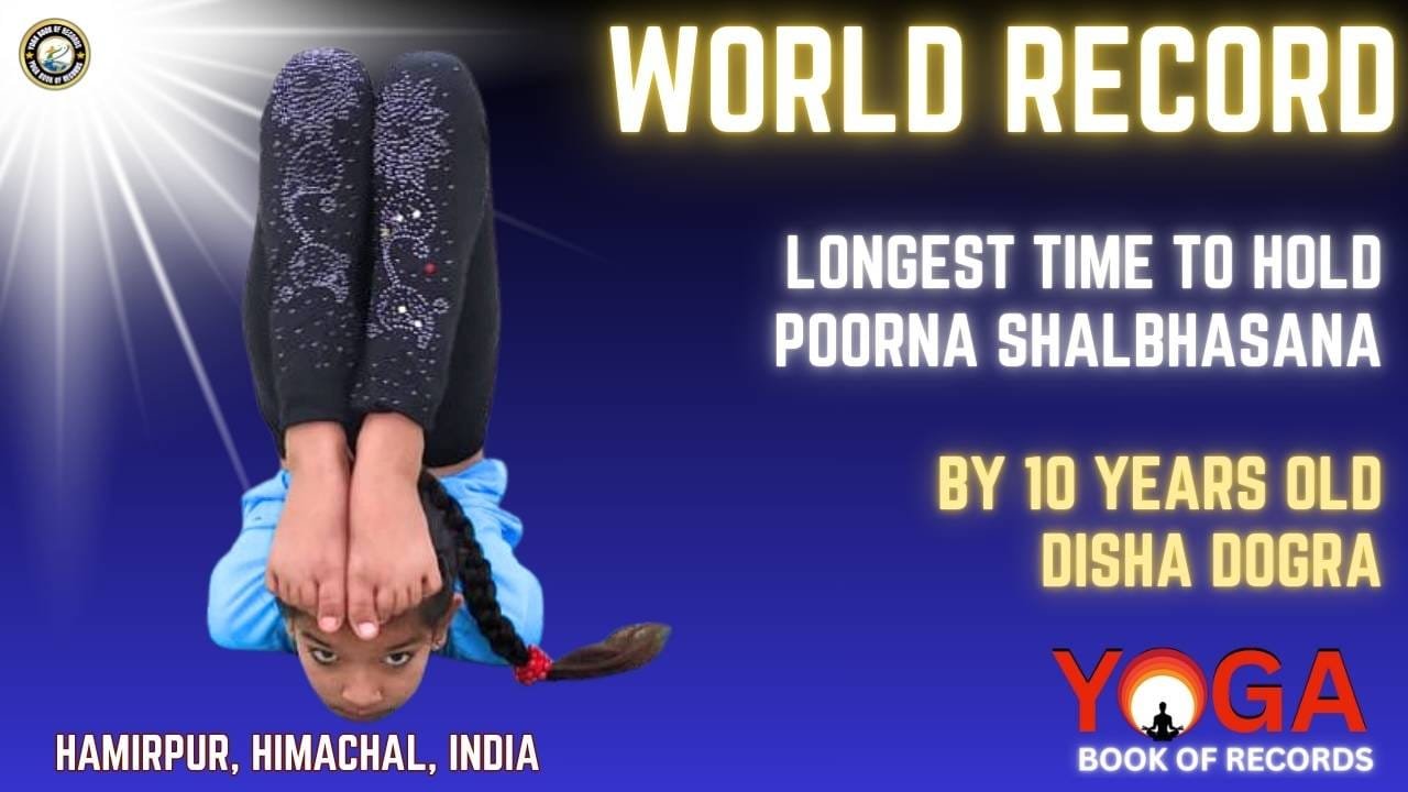 Longest Time To Hold Poorna Shalbhasana
