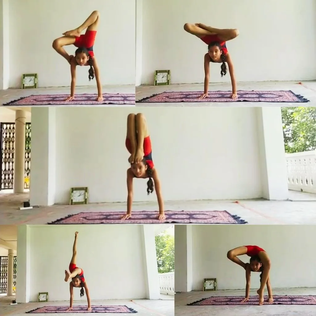 Most Yoga Poses in Handstand Pose