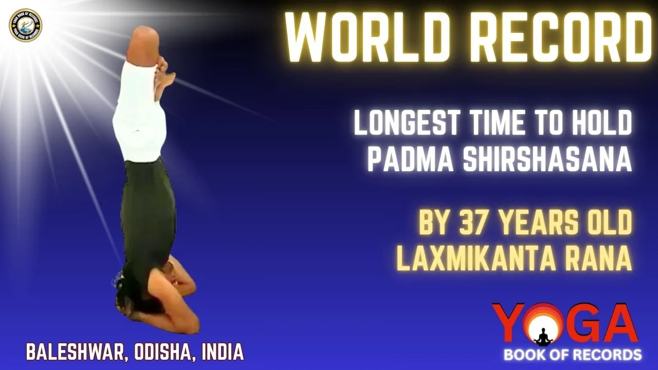Longest Time To Hold Padmashirshasana