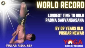 Longest Time To Hold Padma Sarvangasana
