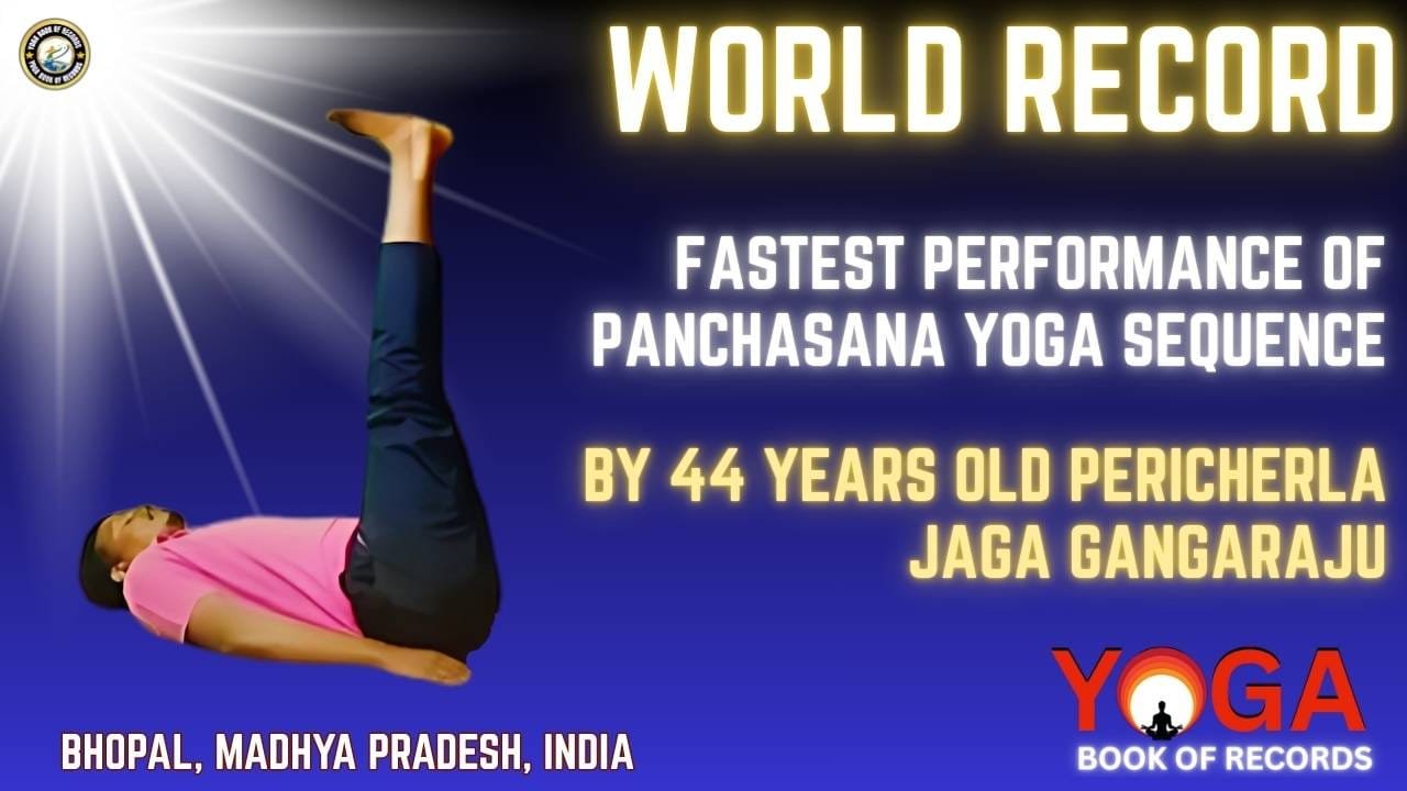 Fastest Performance of Panchasana Yoga Sequence