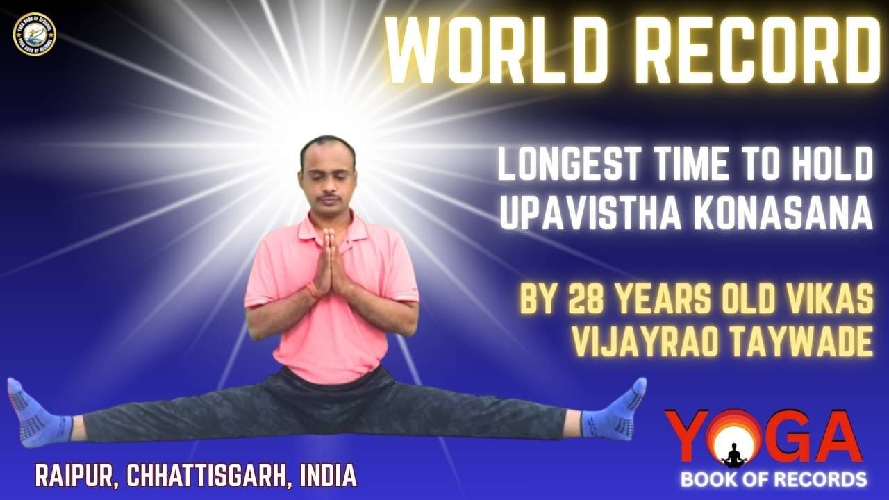 Longest Time to Hold Upavistha Konasana