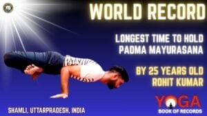 Longest Time to Hold Padma Mayurasana