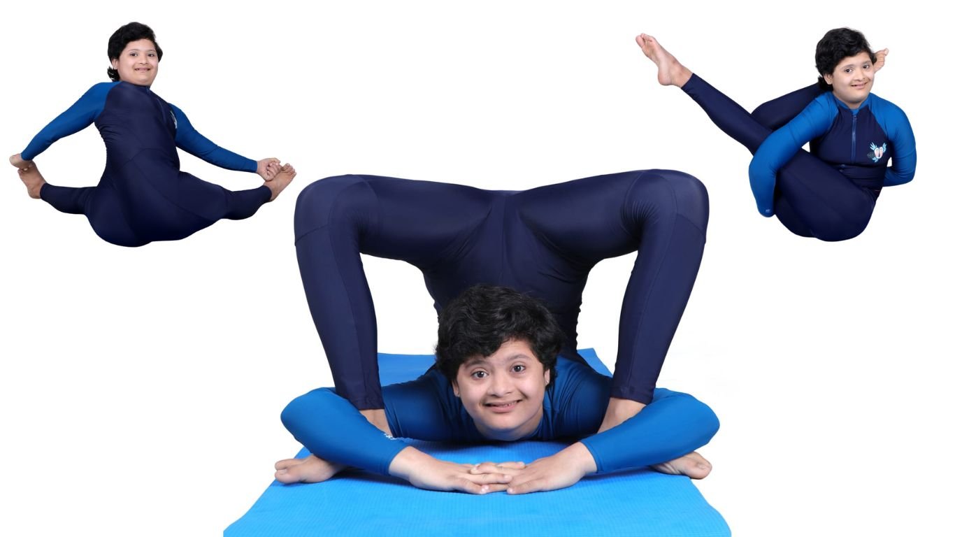Especially Disabled Girl Performs 101 Yoga Poses
