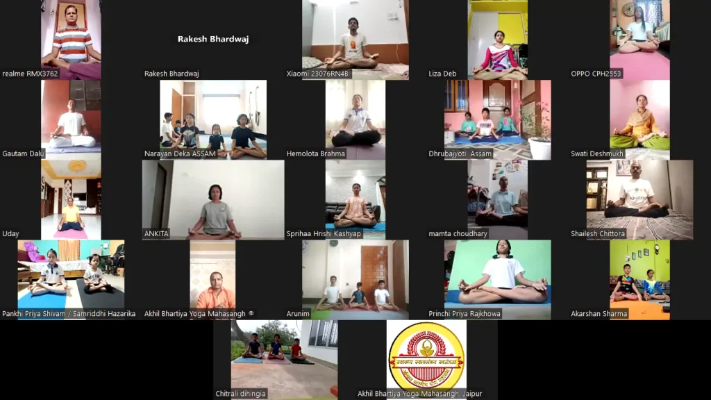 Longest Group Performance of Lotus Pose with Meditation Mudra