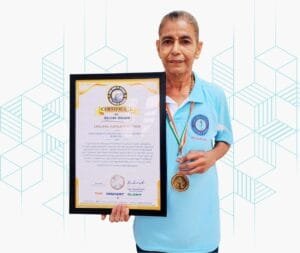 World Record Holder Chalana Rathod of Yoga Book of Records