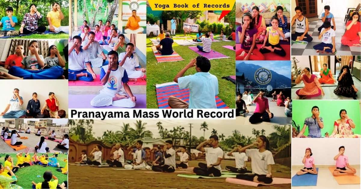Largest Number of People Performing Anulom-Vilom Pranayama