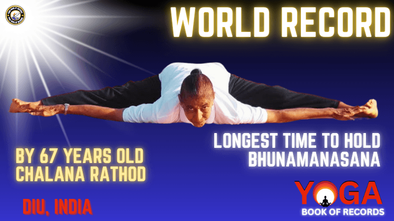 Longest Bhunamanasana world record (Greeting The Earth Pose)