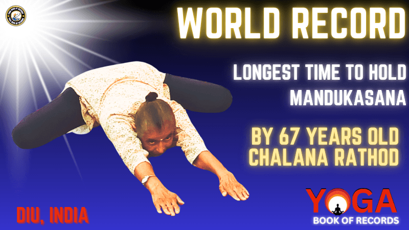 Longest SUPTA MANDUKASANA WORLD RECORD (FROG Pose)