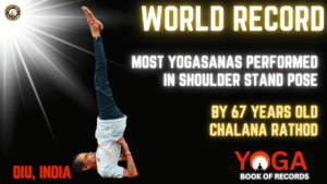 Most Yoga Poses Performed in Sarvangasana