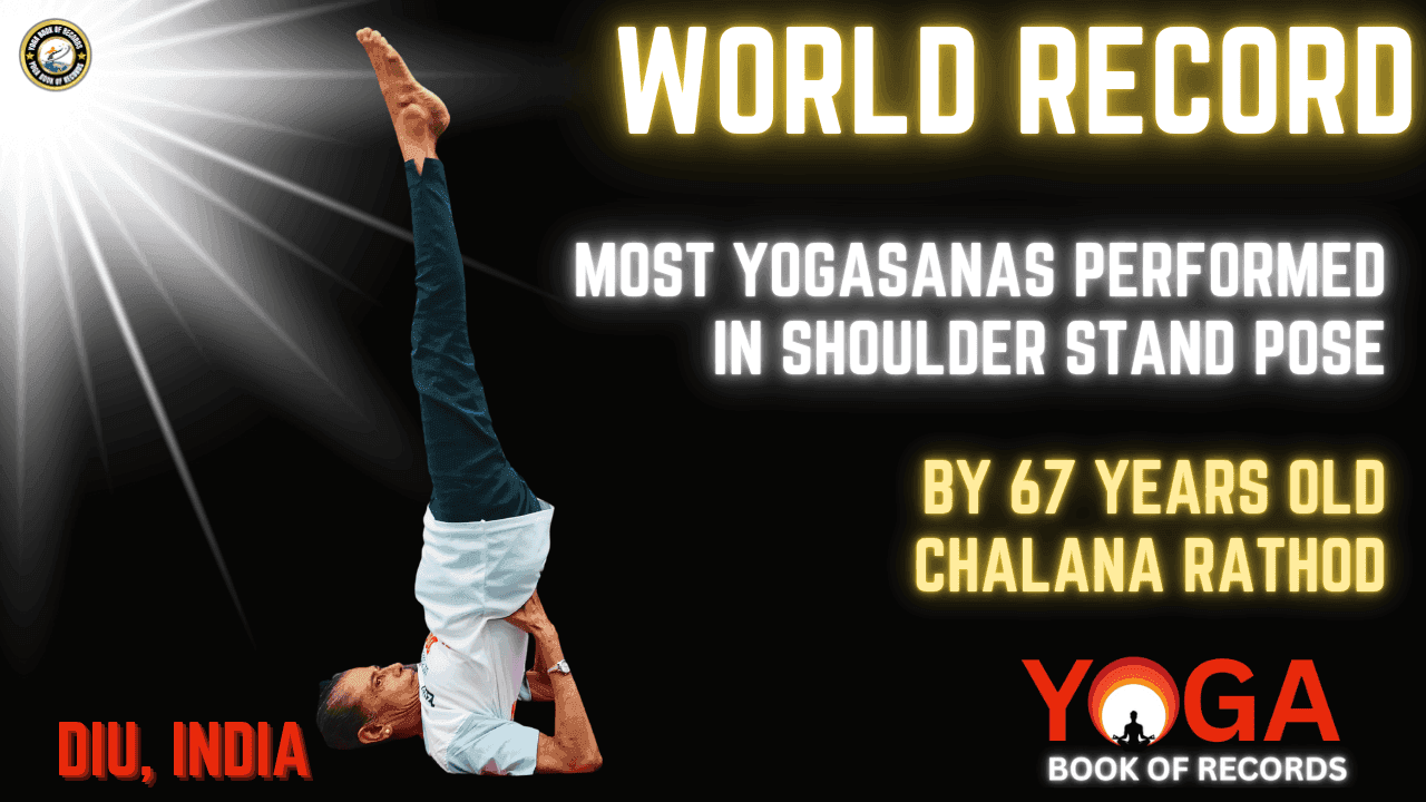 Most Yoga Poses Performed in Sarvangasana