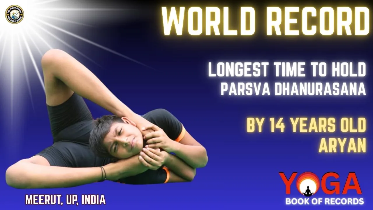 Longest Time To Hold Parsva Dhanurasana