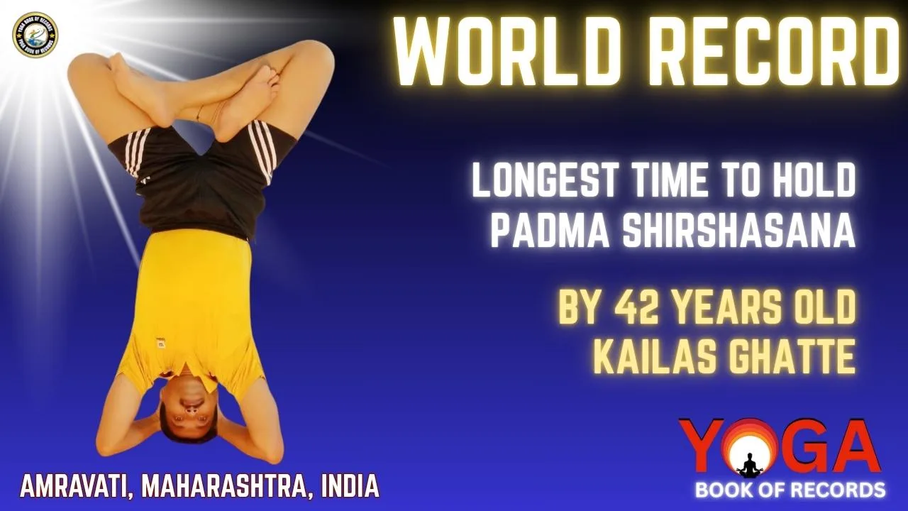 Longest Time to Hold Padma Shirshasana