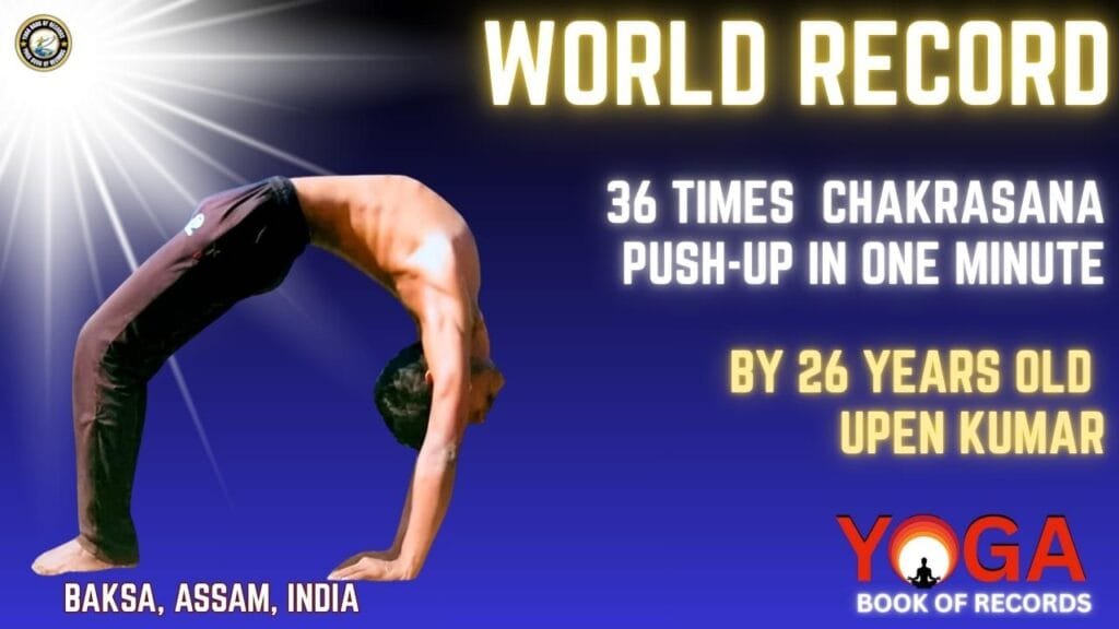 Most Push-Ups In Wheel Pose