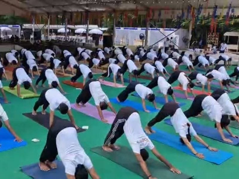 Fastest Group Performance of 108 Surya Namaskar