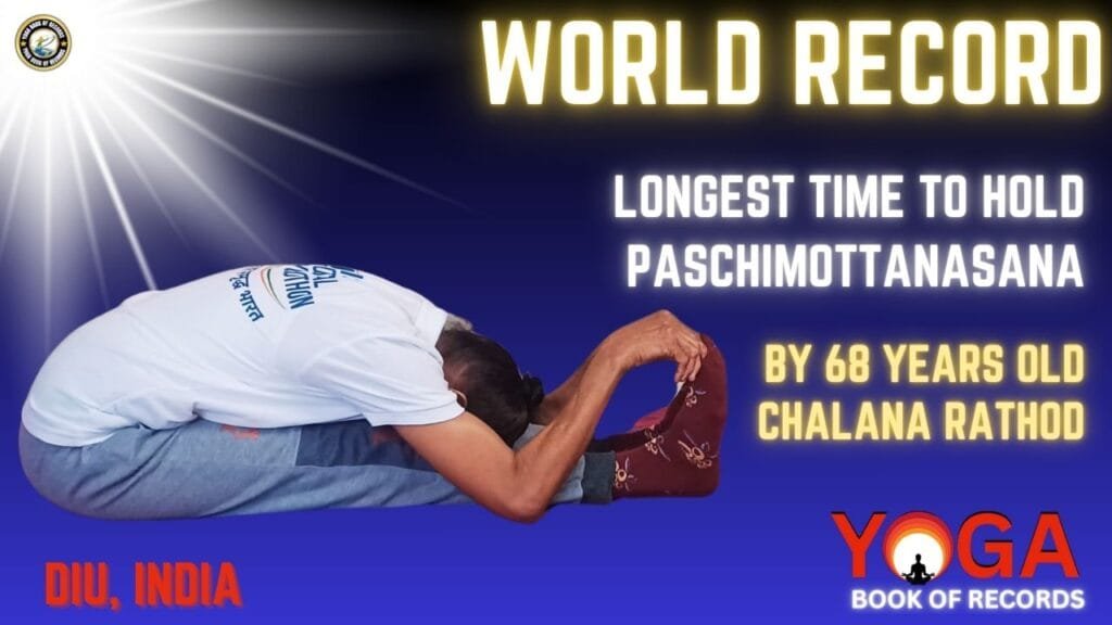 Longest Time to Hold Paschimottanasana Yoga World Record