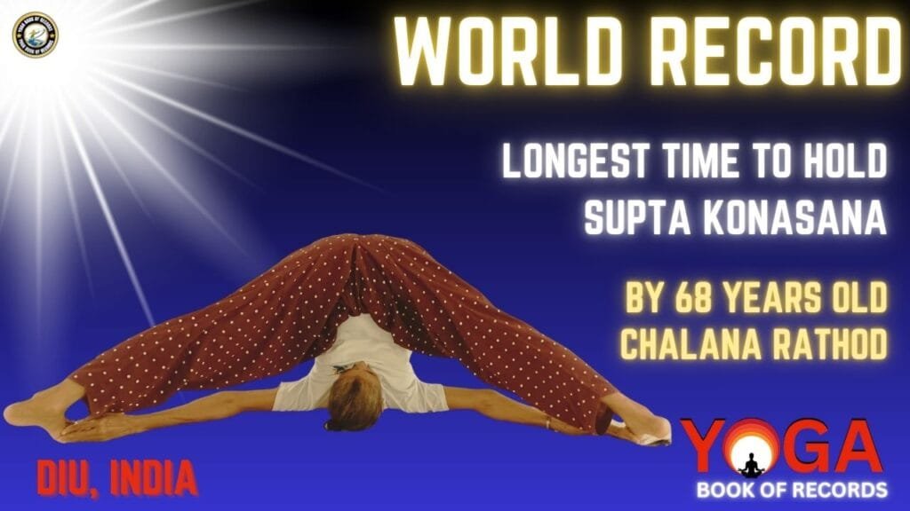 Longest Time to Hold Supta Konasana