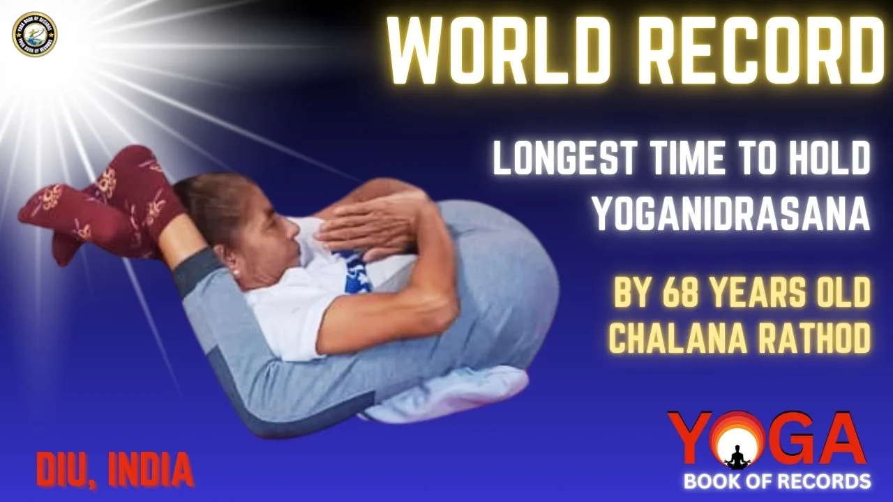 Longest Time to Hold Yoganidrasana