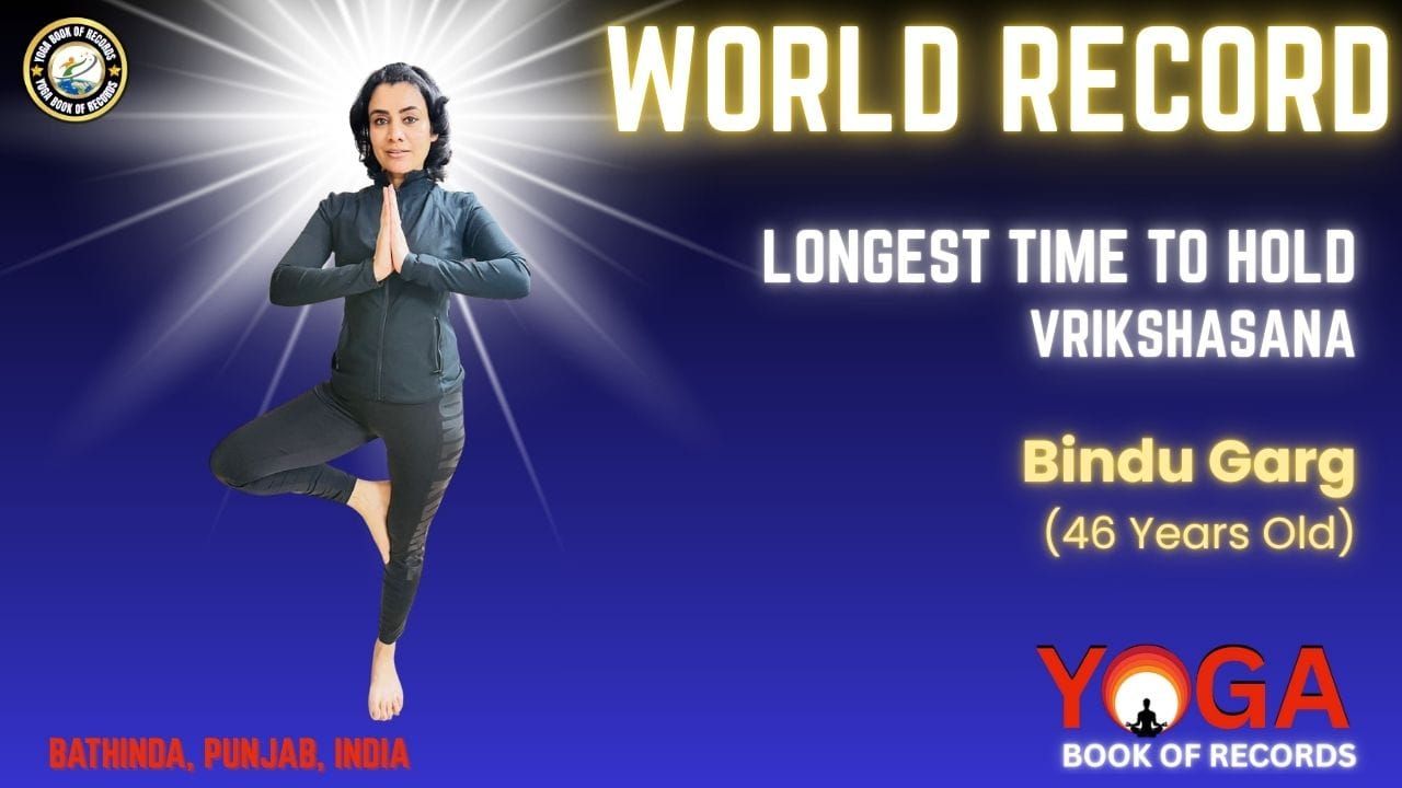 Longest Time to Hold Vrikshasana