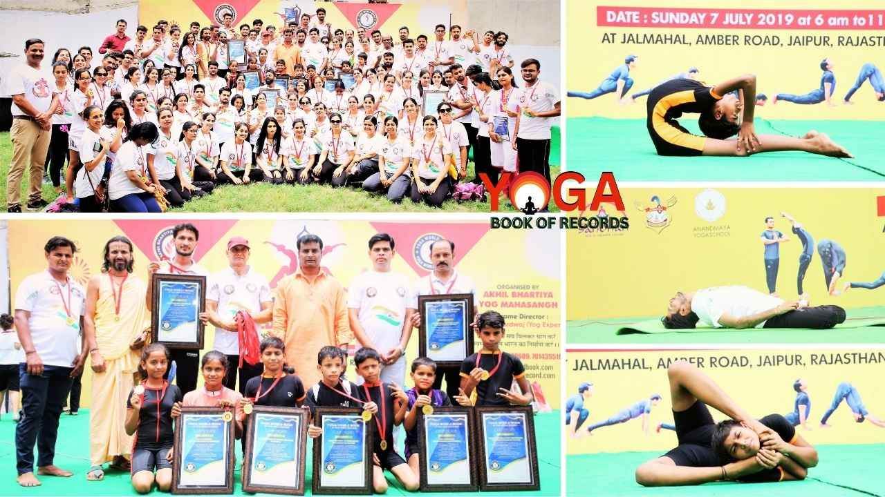 Solo Yoga World Record Performance by Yoga Book of Records